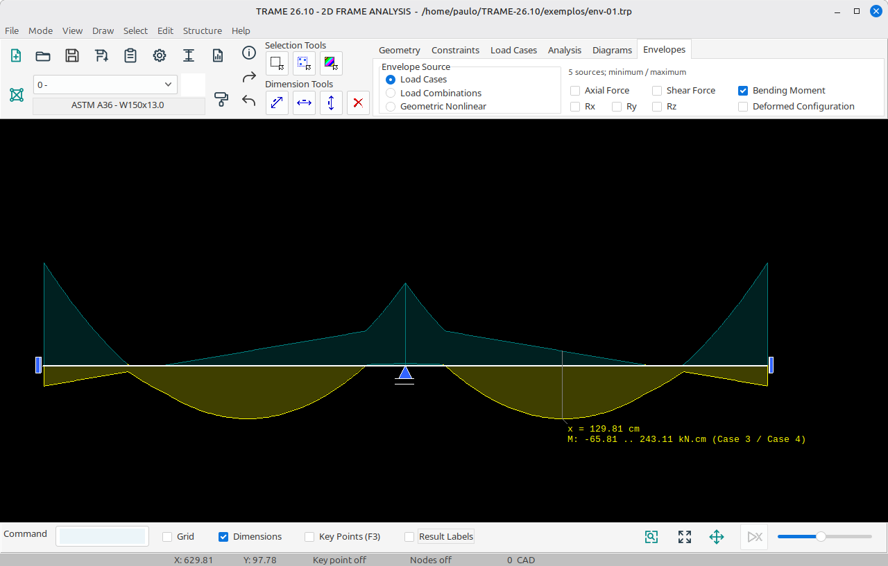 Interface do TRAME 26.10 — imagem 4